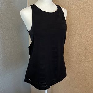 Athleta tank - size S - black Jersey tank with built-on sports bra